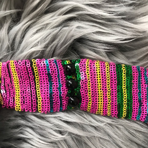 Fashion Nova open back halter sequin mini dress - Picture 4 of 9